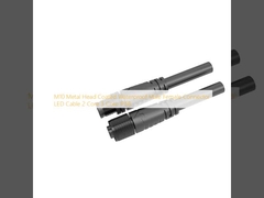 M10 Металлическая голова покрыта водонепроницаемым мужчиной-женщиной соединителем LED кабель 2 ядра 3 ядра IP68