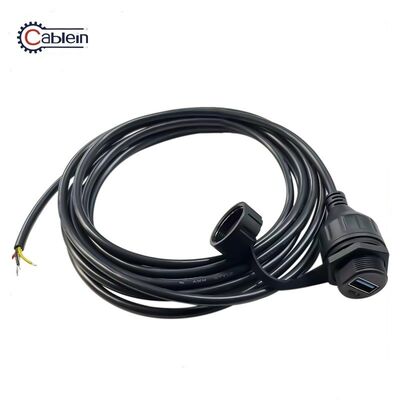 Купить USB 3.0 водонепроницаемый сигнальный разъем с рейтингом IP67 и нейлоновым материалом PA66 для передачи 1000 МГц Производство в сети